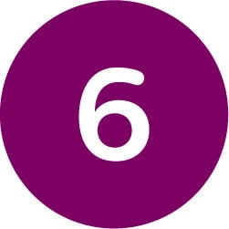 6 circle icon